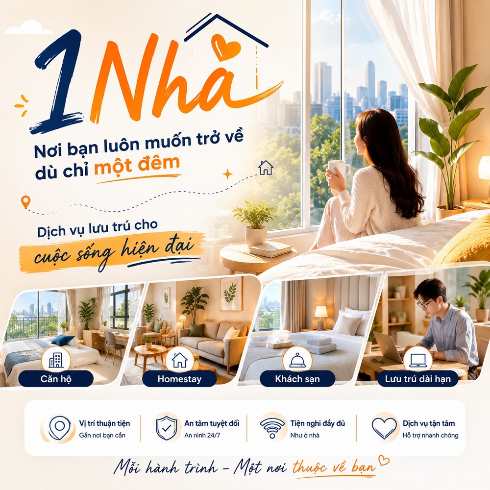 Dịch vụ lưu trú cho cuộc sống hiện đại